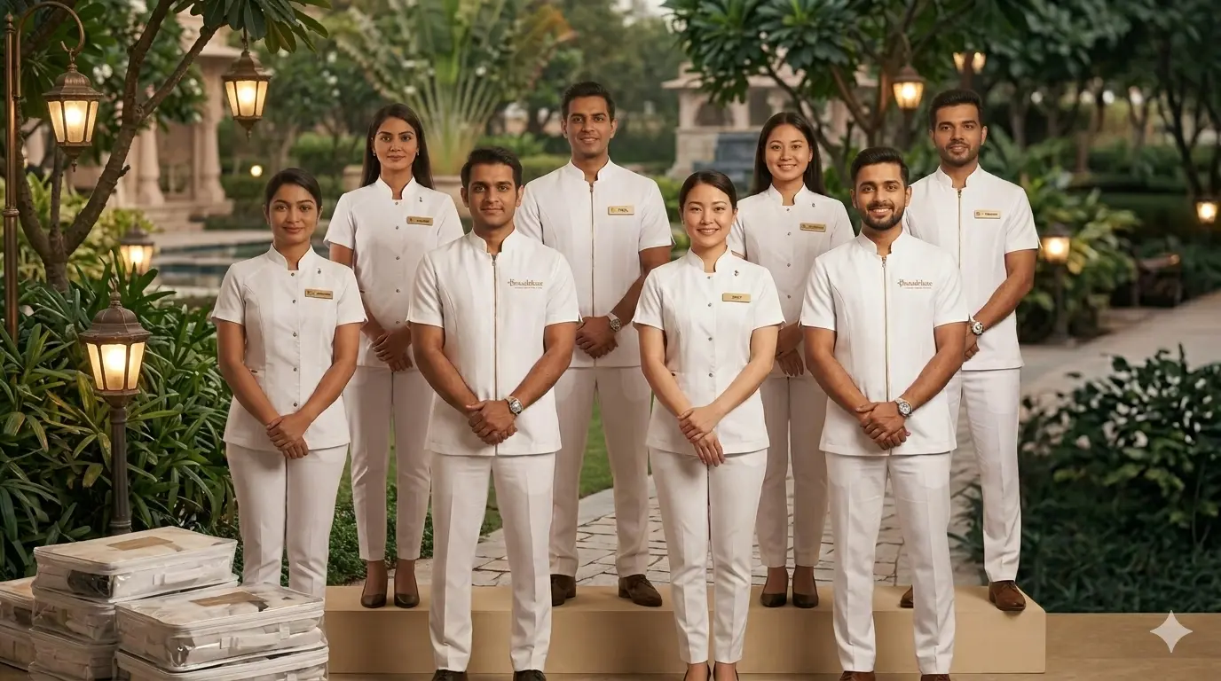 The BeauDeluxe therapist team in Dubai